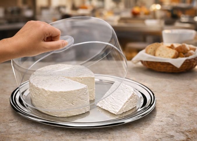 A queijeira com tampa ideal para quem ama mesa posta