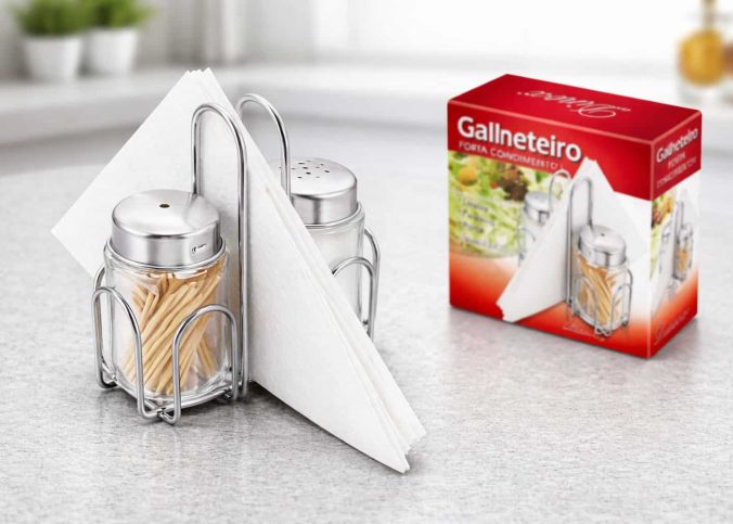 Onde comprar porta temperos e guardanapos para restaurante